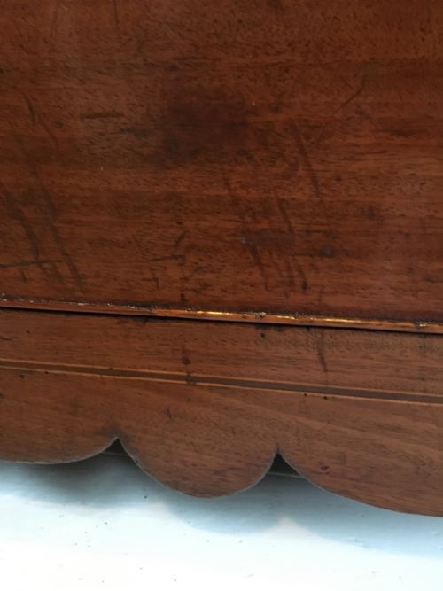 REGENCY MAHOGANY CHEST OF DRAWERS - ADDITIONAL PHOTO 5