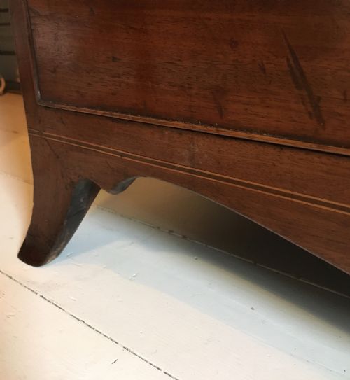 REGENCY MAHOGANY CHEST OF DRAWERS - ADDITIONAL PHOTO 6