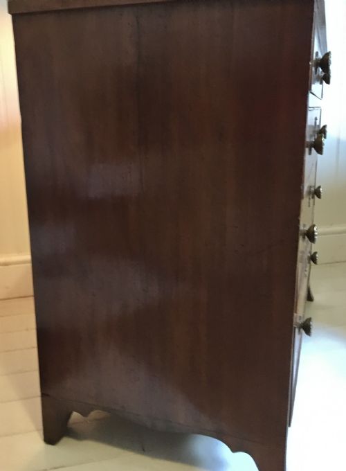 REGENCY MAHOGANY CHEST OF DRAWERS - ADDITIONAL PHOTO 10