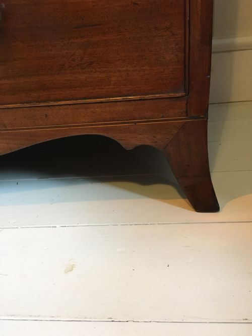 REGENCY MAHOGANY CHEST OF DRAWERS - ADDITIONAL PHOTO 4