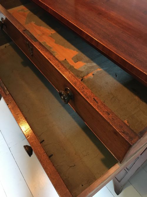 REGENCY MAHOGANY CHEST OF DRAWERS - ADDITIONAL PHOTO 9