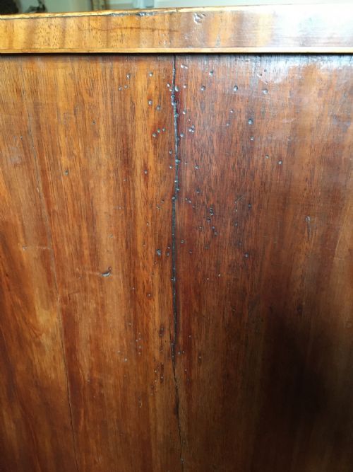 REGENCY MAHOGANY CHEST OF DRAWERS - ADDITIONAL PHOTO 13