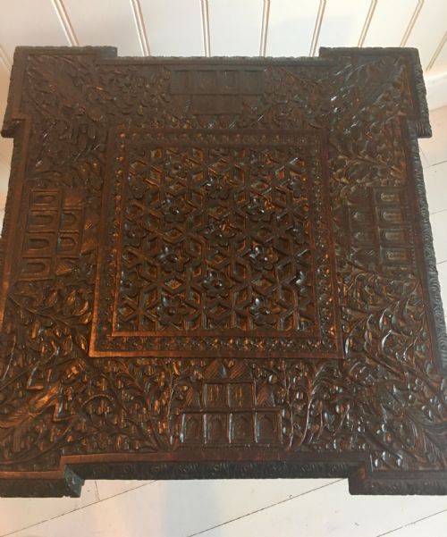 CARVED BURMESE TABLE - ADDITIONAL PHOTO 5