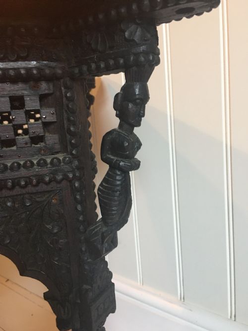 CARVED BURMESE TABLE - ADDITIONAL PHOTO 2