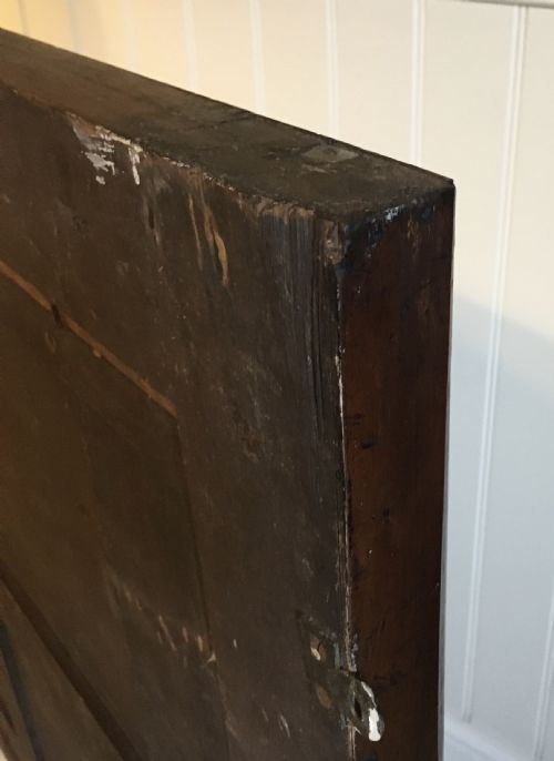 WALNUT OVERMANTLE MIRROR - ADDITIONAL PHOTO 8