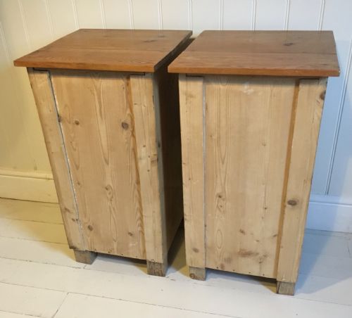 PINE BEDSIDE CUPBOARDS - ADDITIONAL PHOTO 7