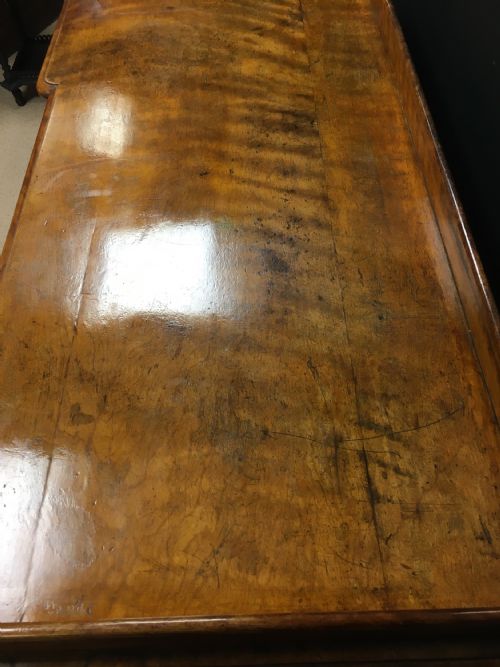 HEALS OF LONDON SATIN BIRCH PEDESTAL DESK - ADDITIONAL PHOTO 10