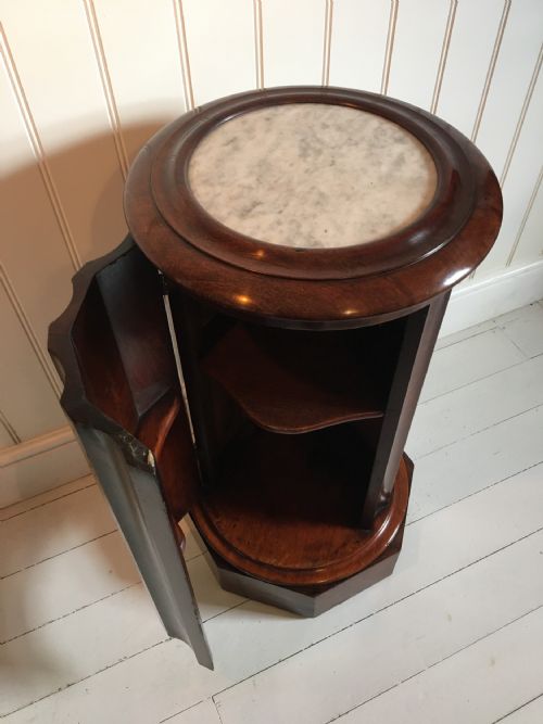 MAHOGANY POT CUPBOARD BEDSIDE CUPBOARD - ADDITIONAL PHOTO 4
