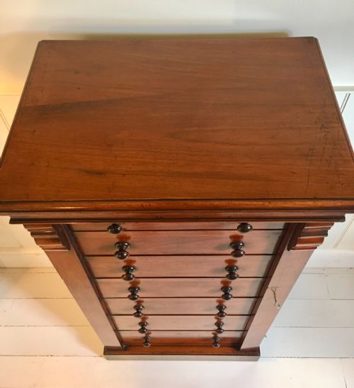 WALNUT WELLINGTON CHEST - ADDITIONAL PHOTO 1