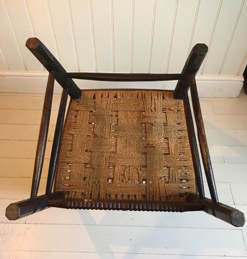 CARVED FOLK ART CHAIR - ADDITIONAL PHOTO 9