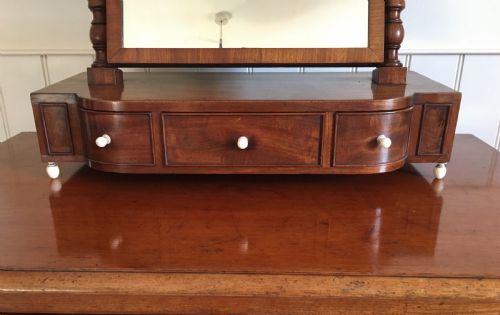 MAHOGANY DRESSING TABLE MIRROR - ADDITIONAL PHOTO 3