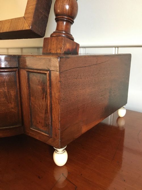 MAHOGANY DRESSING TABLE MIRROR - ADDITIONAL PHOTO 4