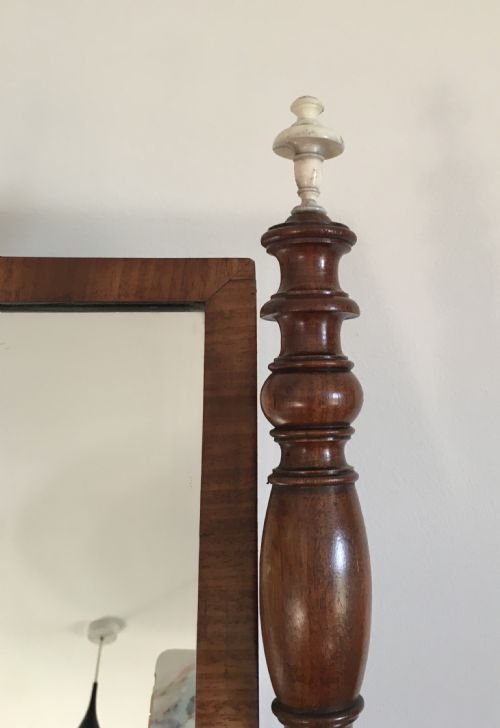 MAHOGANY DRESSING TABLE MIRROR - ADDITIONAL PHOTO 5