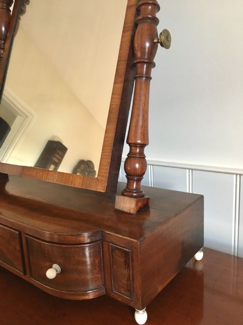MAHOGANY DRESSING TABLE MIRROR - ADDITIONAL PHOTO 7