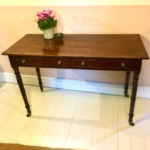 georgian writing side table - CATEGORY: ANTIQUE TABLES - DATED GEORGIAN