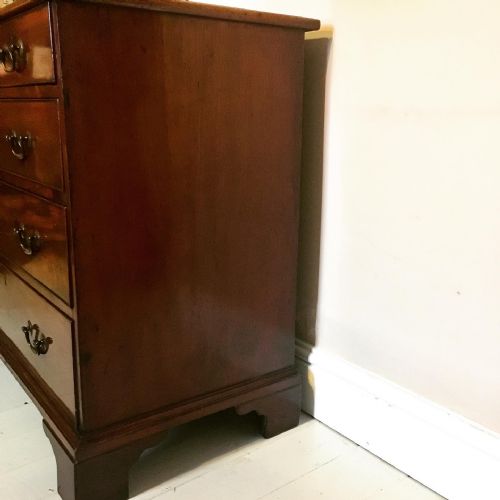 GEORGIAN MAHOGANY CHEST OF DRAWERS - ADDITIONAL PHOTO 7