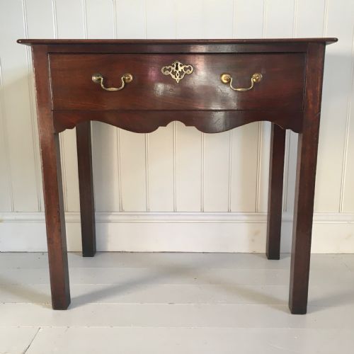 GEORGIAN MAHOGANY LOWBOY SIDE TABLE - ADDITIONAL PHOTO 1