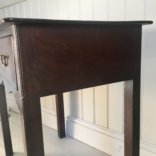 GEORGIAN MAHOGANY LOWBOY SIDE TABLE - ADDITIONAL PHOTO 5