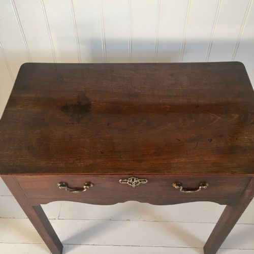 GEORGIAN MAHOGANY LOWBOY SIDE TABLE - ADDITIONAL PHOTO 7