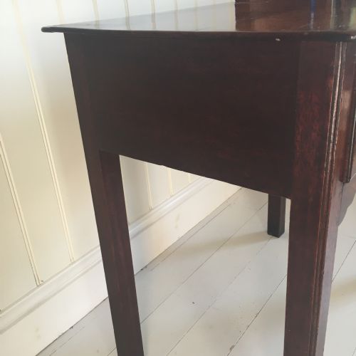 GEORGIAN MAHOGANY LOWBOY SIDE TABLE - ADDITIONAL PHOTO 4