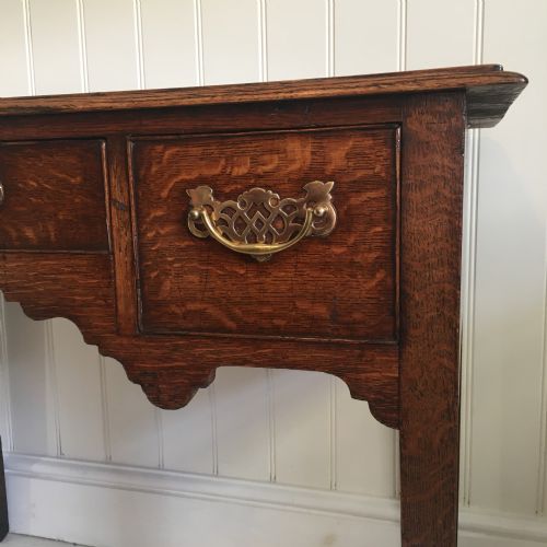 GEORGIAN OAK LOWBOY SIDETABLE - ADDITIONAL PHOTO 5