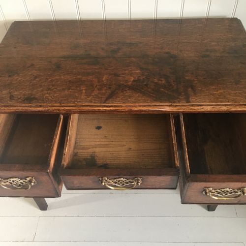 GEORGIAN OAK LOWBOY SIDETABLE - ADDITIONAL PHOTO 7