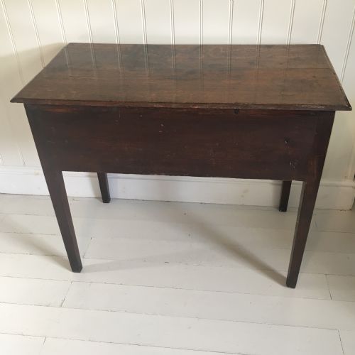 GEORGIAN OAK LOWBOY SIDETABLE - ADDITIONAL PHOTO 8