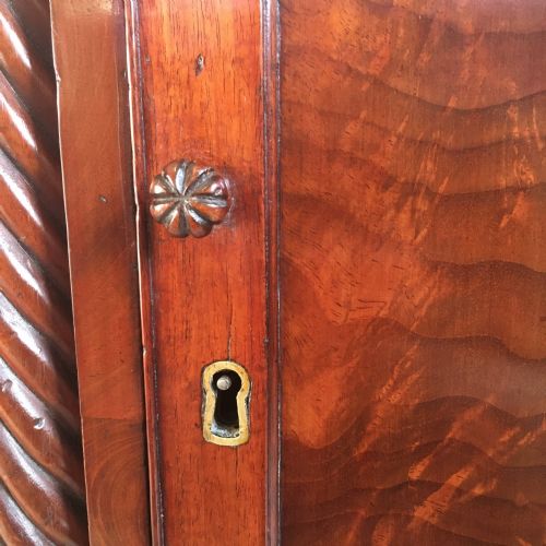 19TH CENTURY MAHOGANY BEDSIDE CUPBOARDS - ADDITIONAL PHOTO 5