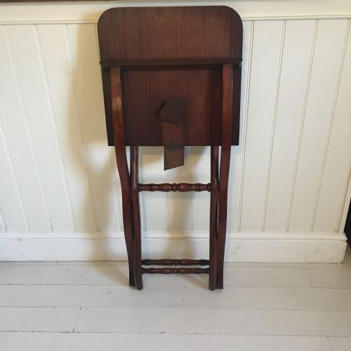 19TH CENTURY MAHOGANY CAMPAIGN COACHING TABLE - ADDITIONAL PHOTO 7