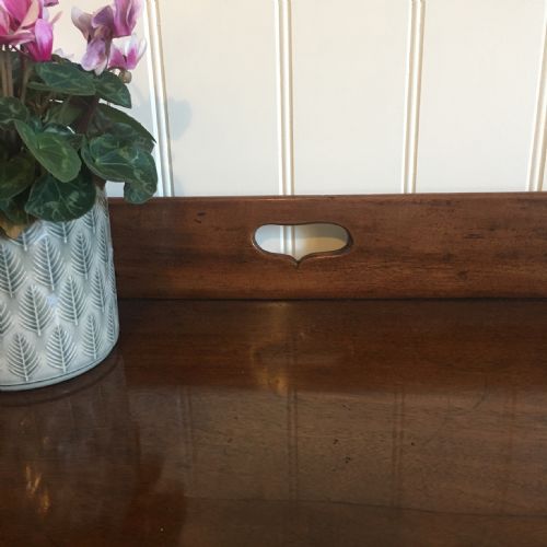 MAHOGANY BUTLERS TRAY - ADDITIONAL PHOTO 1