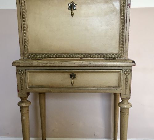 19TH CENTURY ESCRITOIRE CABINET ON LEGS - ADDITIONAL PHOTO 4
