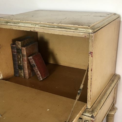 19TH CENTURY ESCRITOIRE CABINET ON LEGS - ADDITIONAL PHOTO 6