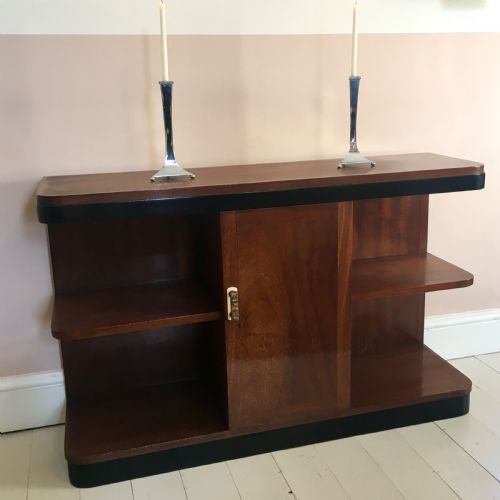 art deco bookcase cabinet - CATEGORY: ANTIQUE SIDEBOARDS - DATED 1920