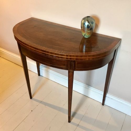 georgian card table - CATEGORY: ANTIQUE TABLES - DATED GEORGIAN