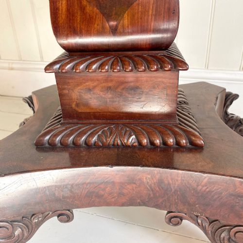 REGENCY MAHOGANY TEA TABLE - ADDITIONAL PHOTO 8