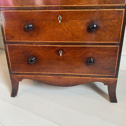 REGENCY PARTRIDGE WOOD CHEST OF DRAWERS - ADDITIONAL PHOTO 2