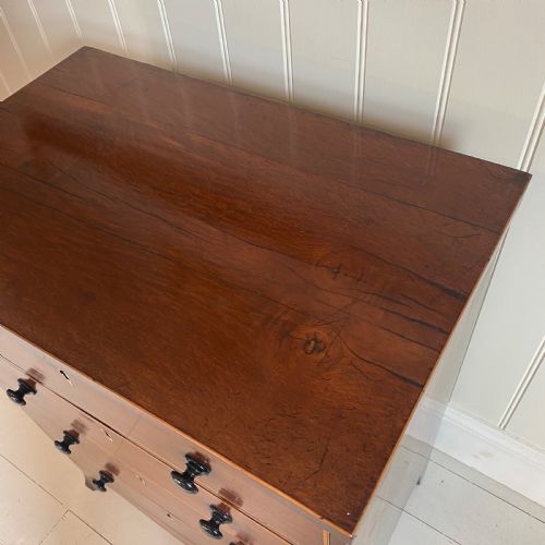 REGENCY PARTRIDGE WOOD CHEST OF DRAWERS - ADDITIONAL PHOTO 5