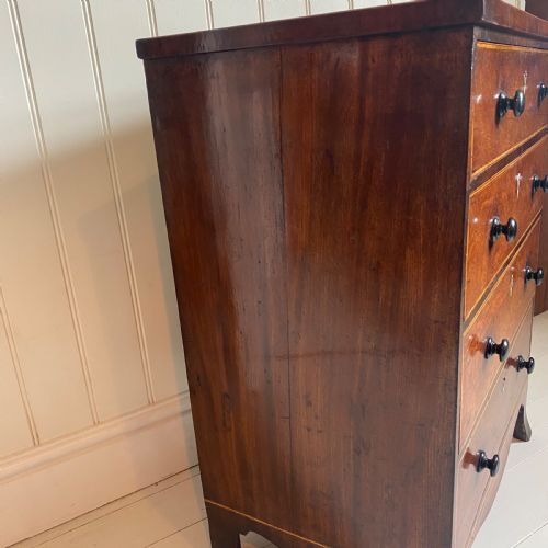 REGENCY PARTRIDGE WOOD CHEST OF DRAWERS - ADDITIONAL PHOTO 8