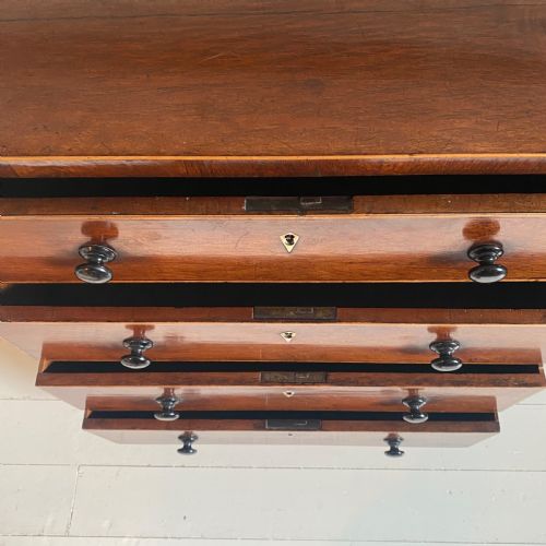 REGENCY PARTRIDGE WOOD CHEST OF DRAWERS - ADDITIONAL PHOTO 10