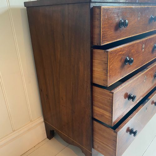 REGENCY PARTRIDGE WOOD CHEST OF DRAWERS - ADDITIONAL PHOTO 11