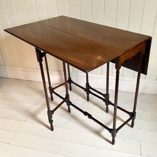 19THC MAHOGANY SPIDER LEG TABLE - ADDITIONAL PHOTO 2