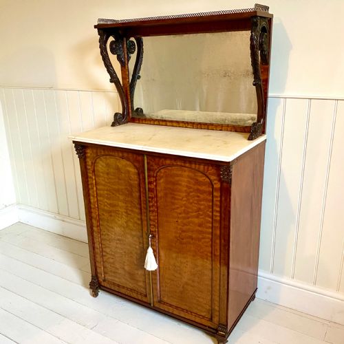 c19th mahogany chiffonier - CATEGORY: ANTIQUE SIDEBOARDS - DATED 19TH CENTURY