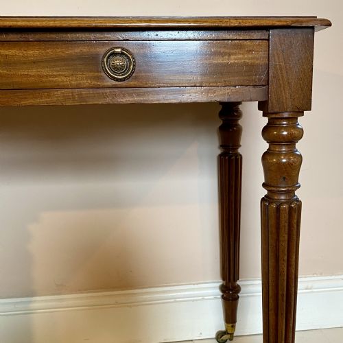 19TH CENTURY MAHOGANY WRITING SIDE TABLE - ADDITIONAL PHOTO 5