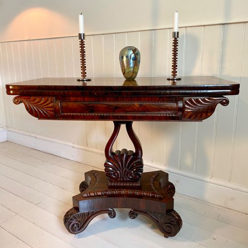 19th century rosewood tea table - CATEGORY: ANTIQUE TABLES - DATED 19TH CENTURY