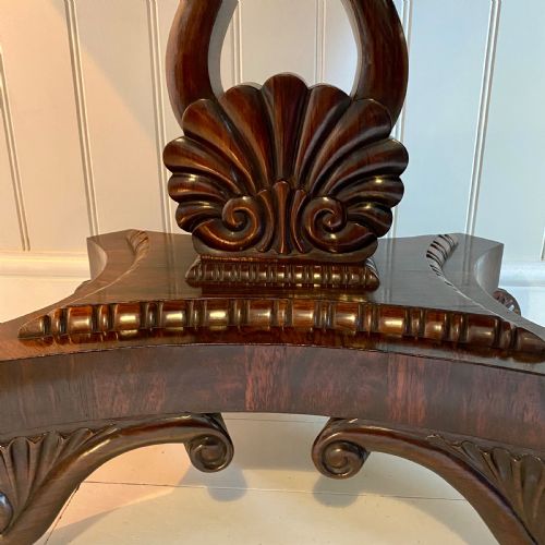 19TH CENTURY ROSEWOOD TEA TABLE - ADDITIONAL PHOTO 3