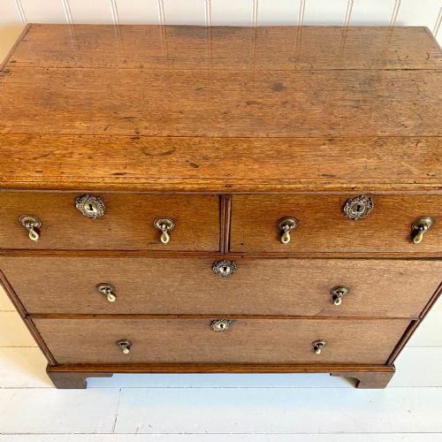 18TH CENTURY OAK CHEST OF DRAWERS - ADDITIONAL PHOTO 5