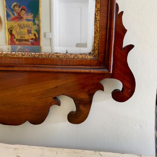 GEORGIAN MAHOGANY MIRROR - ADDITIONAL PHOTO 2