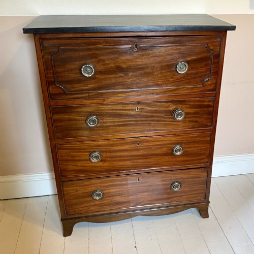 19TH CENTURY SECRETAIRE CHEST OF DRAWERS - ADDITIONAL PHOTO 6