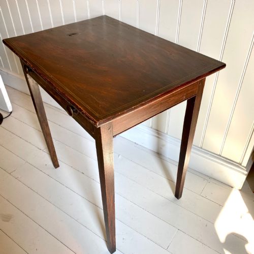 REGENCY SIMULATED MAHOGANY SIDE TABLE - ADDITIONAL PHOTO 9