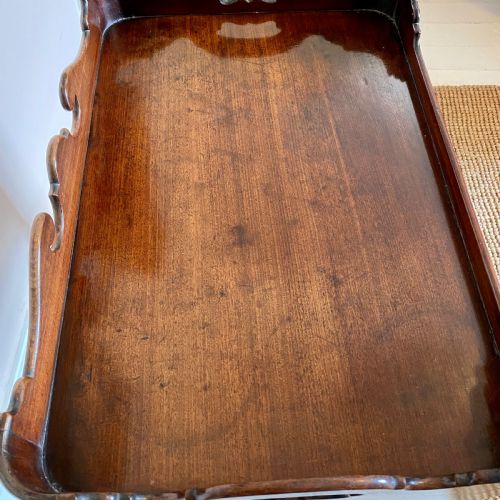 GEORGIAN MAHOGANY BEDSIDE CUPBOARD - ADDITIONAL PHOTO 4